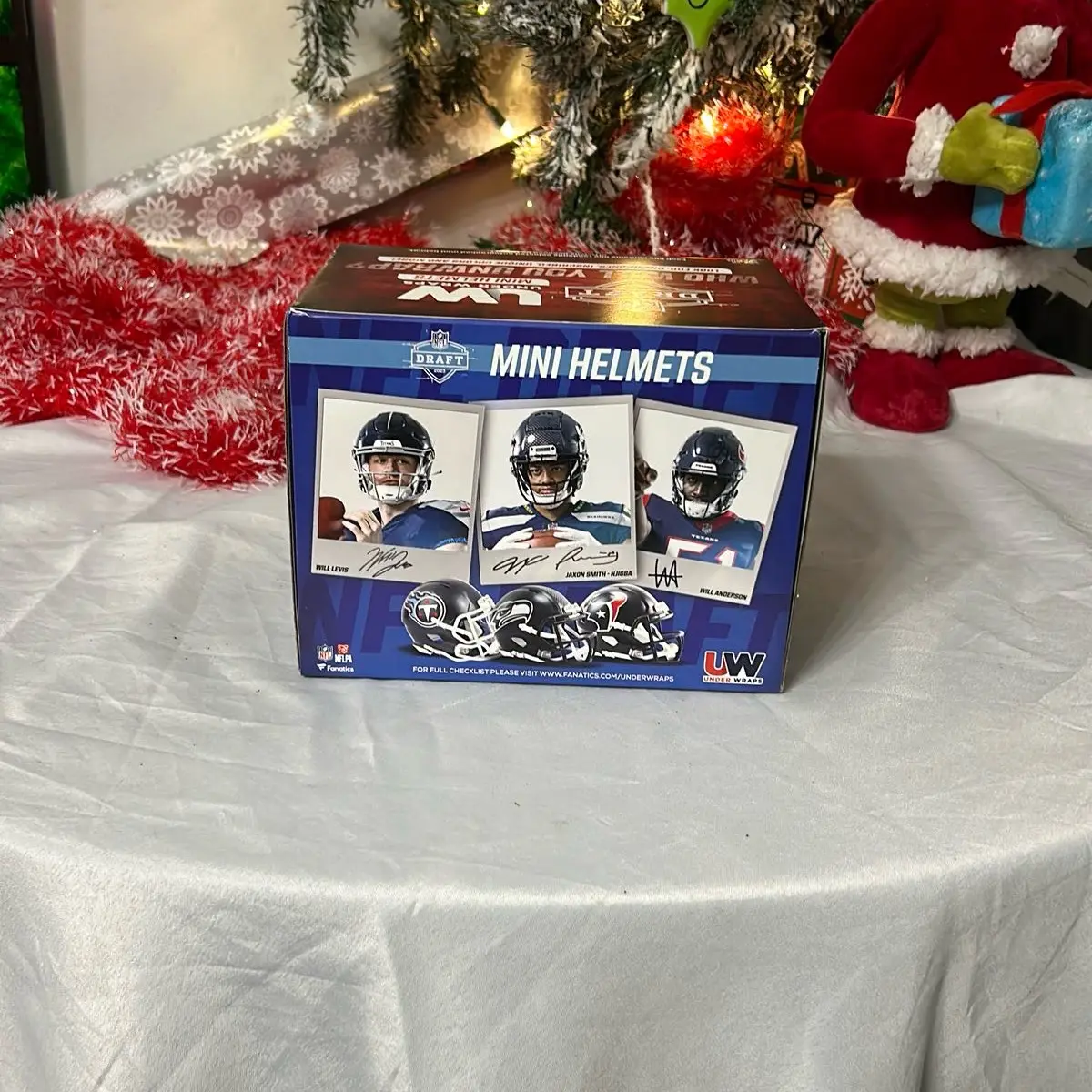 Autographed mini helmet