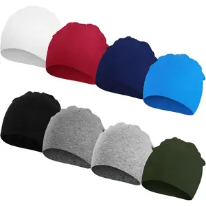 8 Pack Unisex Baby Beanie Hat Infant Toddler Kid Hats Baby Soft Cute Knit Cap Nursery Beanie