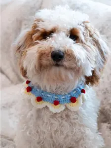 Crochet Pet Neckwear Bib