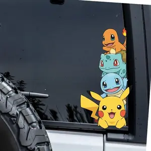 Poke Poke Vinyl Decal Anime Sticker | Waterproof Vinyl Decal for Laptop, Water Bottle, Car, Gamer Gift