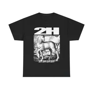 Adult and Youth 2hollis 2H Black Unicorn Tee T-Shirts Album Tour Merch Retro Music Fan Gift, Hip Hop Apparel Merch vintage 90s Fashion Top