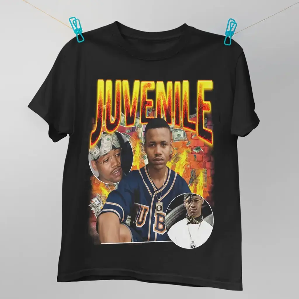 Juvenile Back That Azz Up New Orleans Rap Vintage Tee HY7111