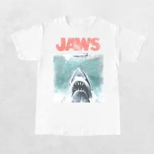 Jaws Fade Adult T-Shirt
