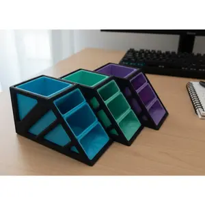 Nexus PRO Desk Organizer | 3D Printed Multi-Compartment Office Holder
