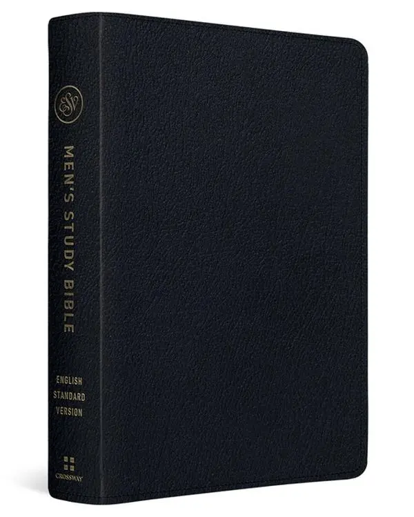 ESV Men's Study Bible (Genuine Leather, Black) by Ray Ortlund