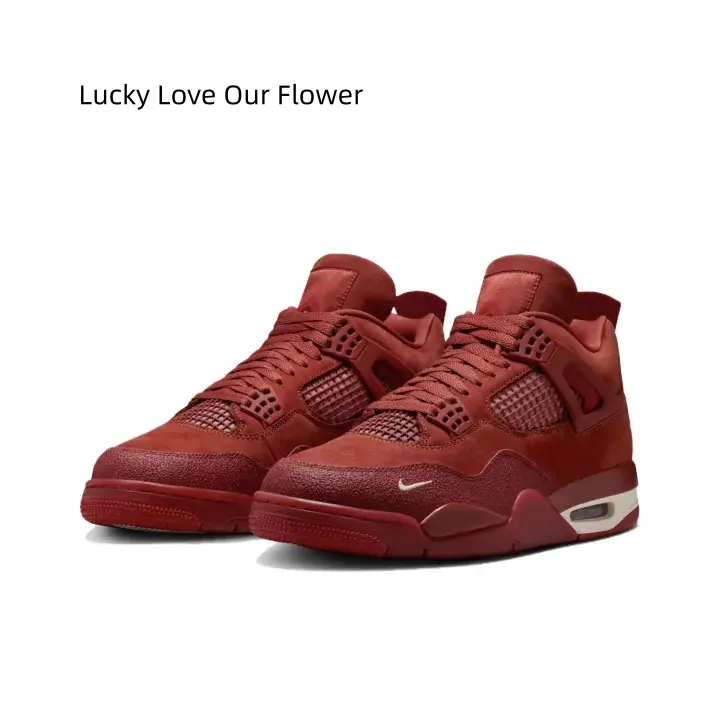 Burgundy Dark Red Nubuck Suede Mid Top Basketball Sneakers For Men, Breathable Woven Mesh Panel, Cream White Shock Absorbing Air Cushion Outsole Full Monochrome Red Street Athletic Trainers Daily Sports Wear