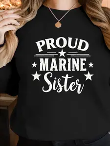Teediy PROUD MARINE Sister Women'S Sweatshirts