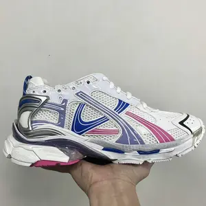luxury trendy  dad shoes high quality 1.0 Runner chunky  trainers for men and women designer height increasing couples' lace up shoes casual 7.5 worn-out style trainers multiple color sneakers Running