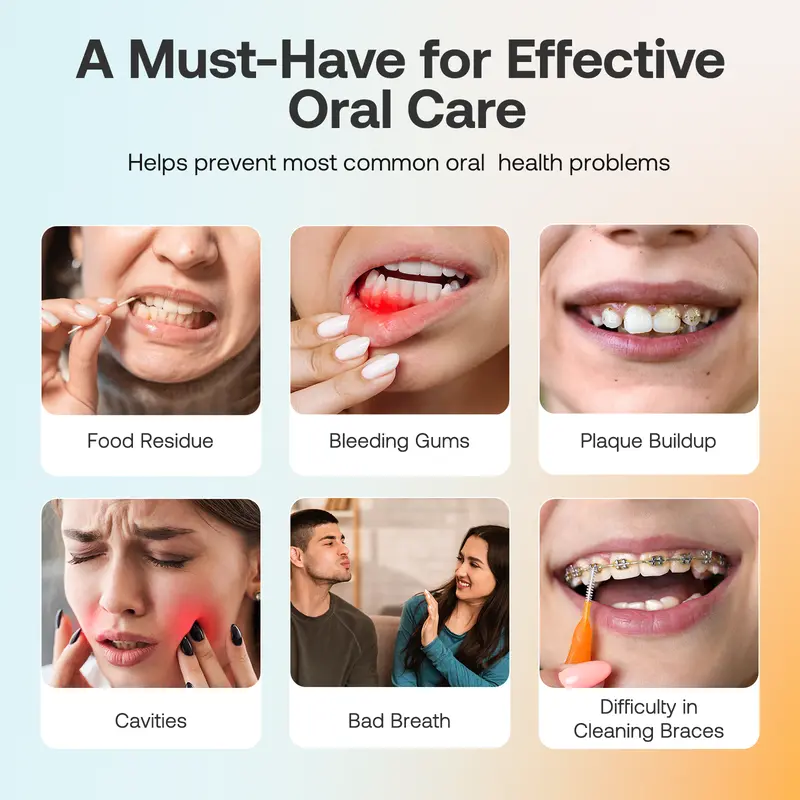 Bitvae C1/C5/C6 Water Flosser for Teeth - Cordless Portable Oral Irrigator, Powerful and Rechargeable, IPX7 Waterproof for whitening tablets ,Water Flosser for teeth cleane- Dental Kit 3