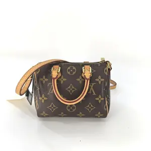 Pre-owned Louis Vuitton Canvas Crossbody Bags Monogram Nano Speedy BF00247