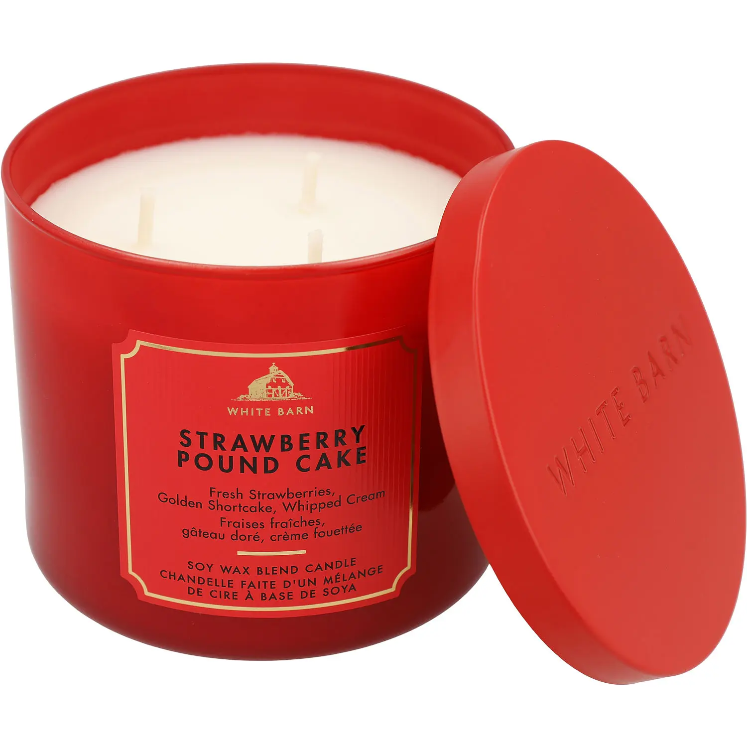 Bath & Body Works By Bath & Body Works Strawberry Pound Cake Scented Candle For Women Bath & Body Works By Bath & Body Works Strawberry Pound Cake Scented Candle For Women