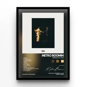 Metro Boomin - Heroes poster Metro Boomin - Heroes poster