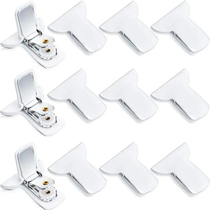 Patelai 12 White Padded Duvet Clips, Bedding Fasteners with Soft Padding, Secure for Most Bed Sizes, Discreet Design to Prevent Comforter Shifting, Good Use Feeling