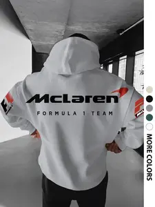 Men's Graphic Print Hoodie, Kangaroo Pocket, Drop Shoulder Design, Long Sleeve, Drawstring Comfort, Ribbed Design, Unisex Fit, All Seasons, Graphic Hoodies