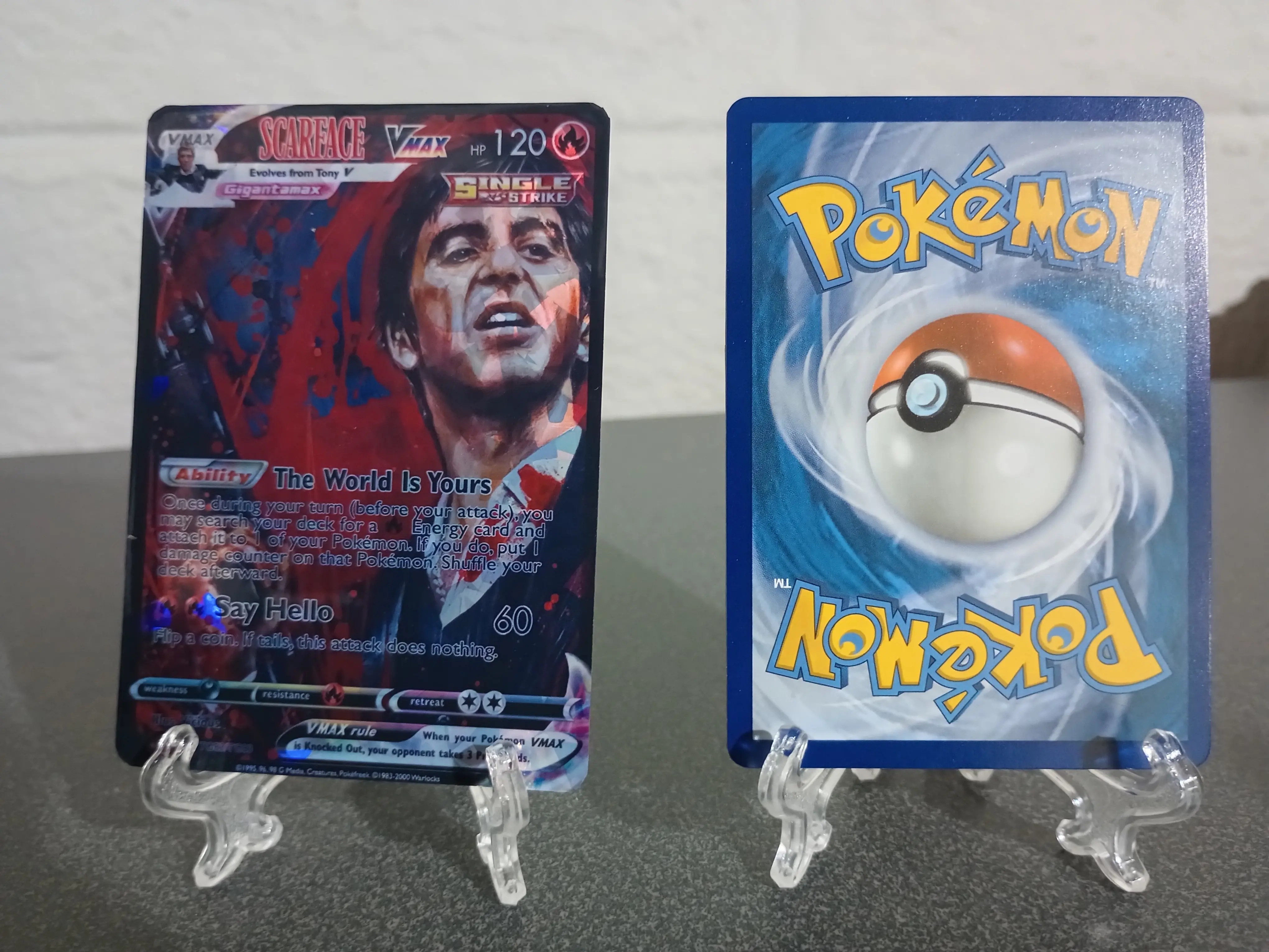 Scarface Pokemon Card - Scarface custom art card
