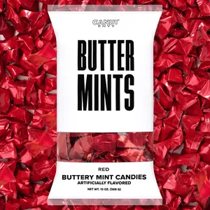 Red Wrapper Buttermints