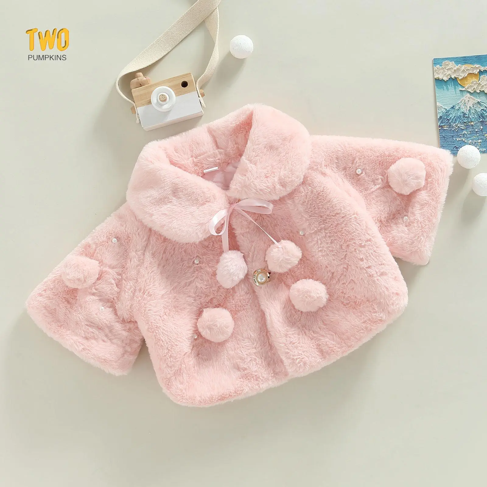 Baby Girl Winter Clothes Cute Fuzzy Warm Coat Cape Jacket Cloak Overcoat 0-24M Thick Outwear Baby Girl Winter Clothes Cute Fuzzy Warm Coat Cape Jacket Cloak Overcoat 0-24M Thick Outwear