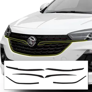 Buick Encore GX 2020-2026 Front Grille Blackout Chrome Delete Kit – Precut Gloss Black Vinyl Overlays