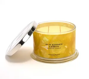 HomeWorx by Slatkin + Co. 18oz Sunkissed Lemon Candle