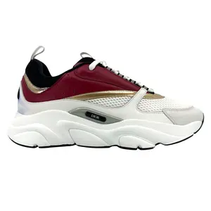 Dior B22 Trainer Burgundy White Gold