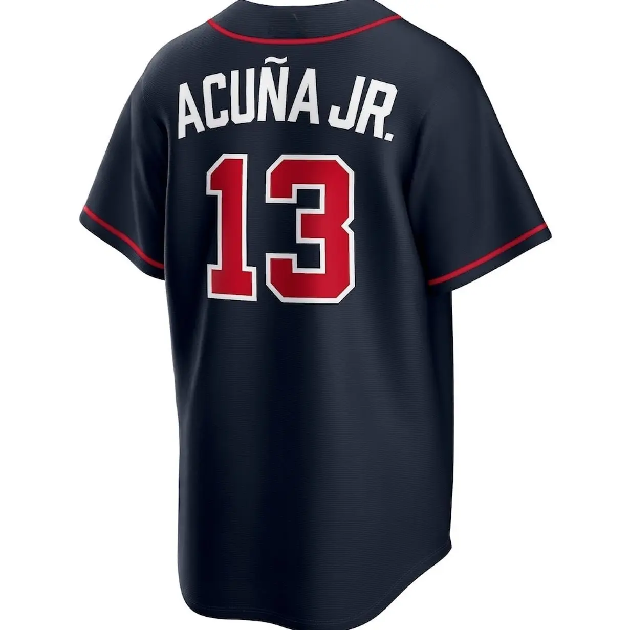 Unisex Baseball Atlanta USA Acuña Jr. 13  Alternate Replica Jersey - Navy