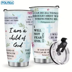 Foloda1pcs Tumbler Mug Gifts for Women Birthday Gift for Mom, Friend, Girls, 20oz with Lid Travel Cup Car Cup Insulated Coffee Mug for Christmas Mother's Day, Valentine's Day