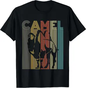 100% Cotton Vintage Camel T-shirt Retro Camel Shirt Women Men T-Shirt