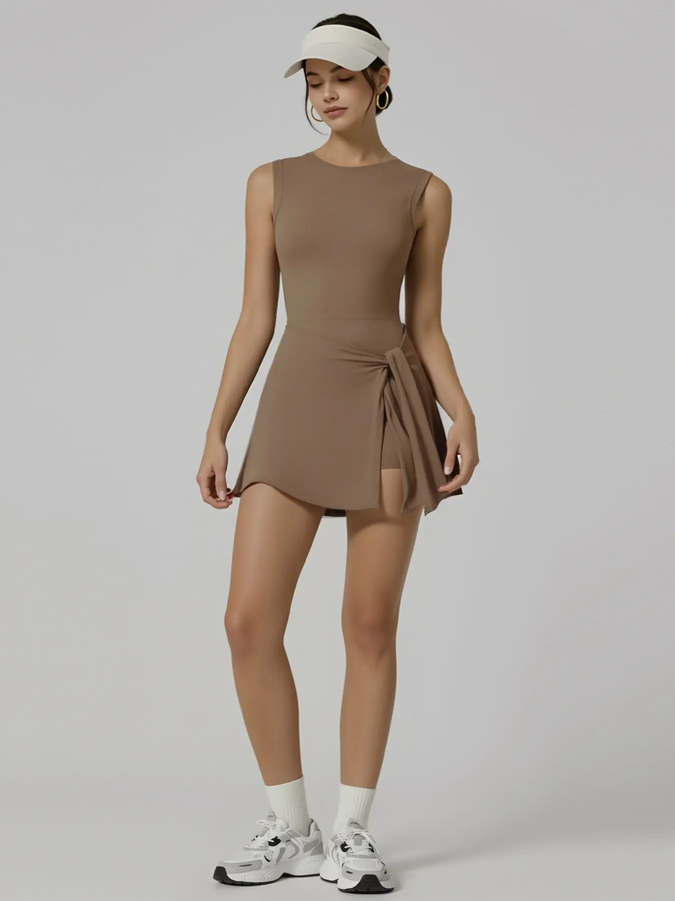 Women's Long Sleeve Solid Color Tennis Dress with Side Slit & Built-in Shorts for Yoga Golf & Athletic Activities Sportswear High Stretch Nylon Womenswear - TikTok Shop Women's Long Sleeve Solid Color Tennis Dress with Side Slit & Built-in Shorts for Yoga Golf & Athletic Activities Sportswear High Stretch Nylon Womenswear - TikTok Shop