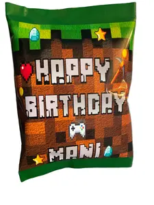 Personalized Chip Bags High Gloss Labels for Party Favors Prefilled or Labels Only Customizable with Name Event Details and Graphics