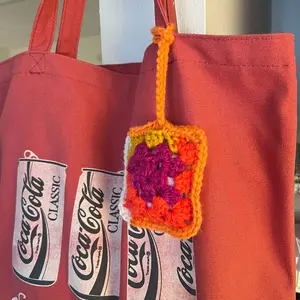 crochet bag charm