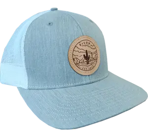 Bison Leather Patch Cap - Richardson 112