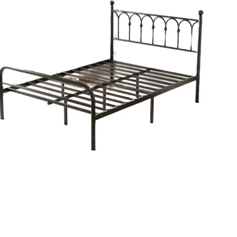 Gianna Full Metal Platform Bed Frame with Steel Slat Support, Underbed Storage.