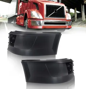 Corner Side Bumper (with Fog Light Hole) for 2004 -2015 Volvo VNL | Replacement Volvo 82364726 82364722 | Pair