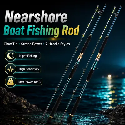 best fishing poles under 200 Amazon Sellers: Best Rods Heavy-Duty 50T Carbon Fiber Saltwater