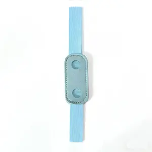 Single pen sleeve with elastic band notebook pen protector leather creative pen clip portable pen pouch