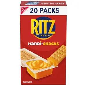Handi-Snacks RITZ Crackers 'N Cheesy Dip Snack Packs, 20 Snack Packs
