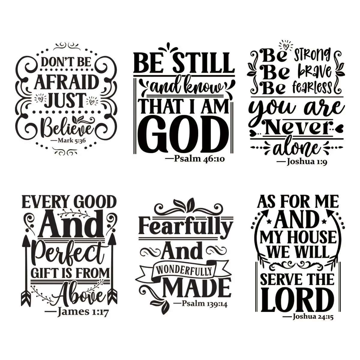 Letter Pattern Heat Transfer Sticker, 6pcs/set Iron-on Sticker, DIY Heat Transfer Sticker for Clothes, T-shirt, Jacket, Jeans, Hat, Bag, DIY Clothing