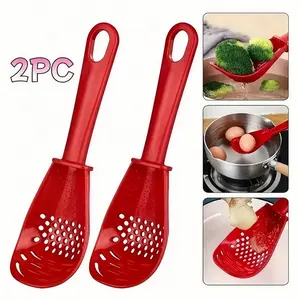 2pcs Multifunctional Kitchen Cooking Spoon, All-In-One Gadget for Grating, Mashing, Beating & Separating, Essential Kitchen Tool
