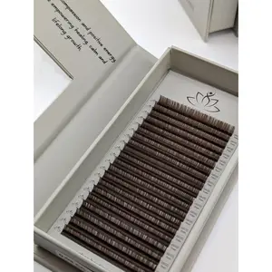 Dark Brown FauxMink Lashes 0.05MM