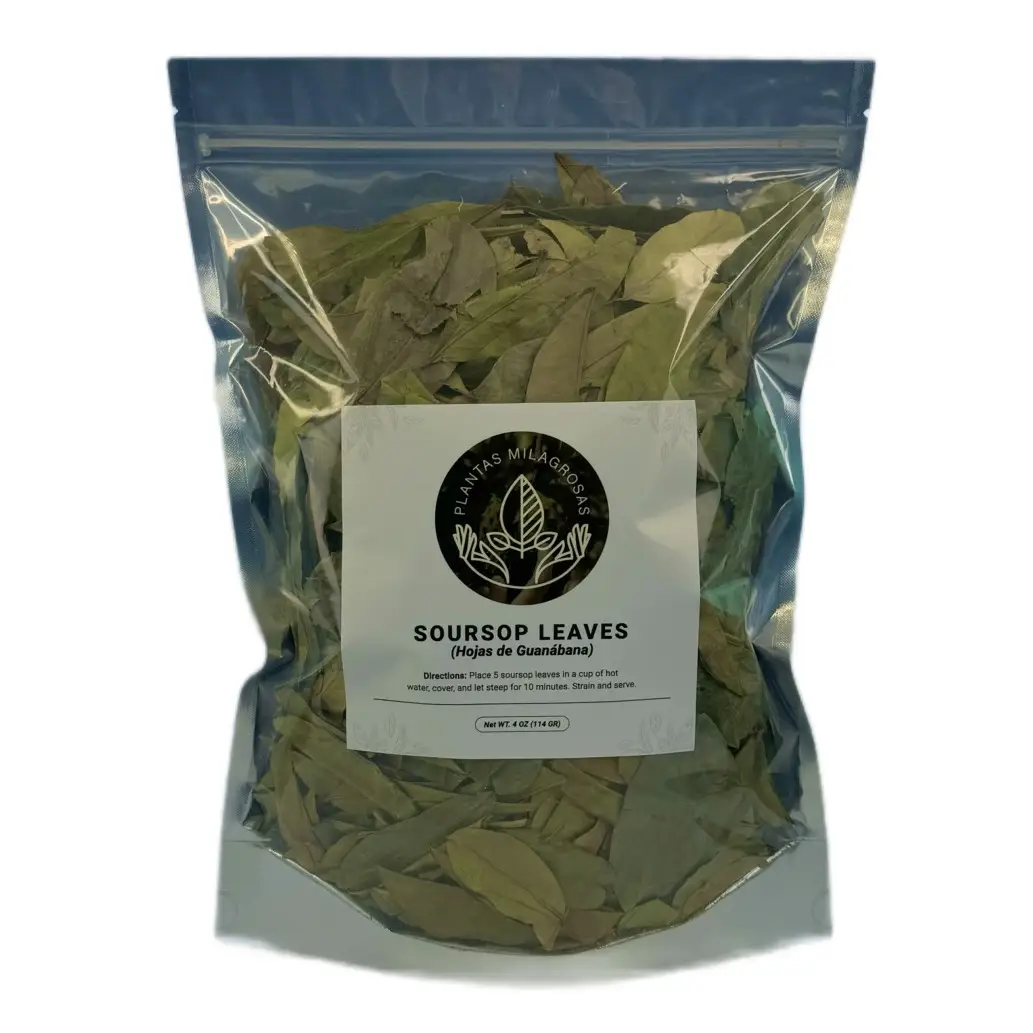 Soursop Dried Leaves (Hojas de Guanabana) for brewing tea