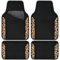 Leopard Print Car Floor Mats