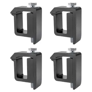 AA-Racks P-AC-05 Truck Cap/Camper Shell Mounting Clamp fit Chevy Silverado Sierra,Dodge Dakota Ram,Ford F150,Mitsubishi Raider,Nissan Titan,Toyota Tundra, Set of 4