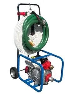 High Performance Pool Fire Pump Cart Home Firefighting Wildfire Defender System - California Brushfire Protection High Pressure Pump
