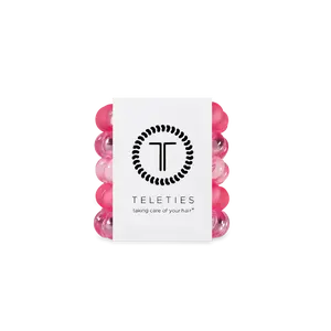 TELETIES - Pretty in Pink - Tiny Hair Ties - Pack of Five