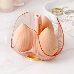 Makeup Sponges Set 6 PCS with Petal Organizer, Desk Decor