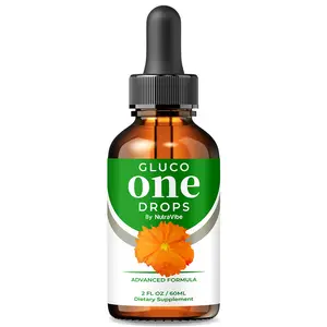 Gluco One Drops - Advanced Natural Dietary Supplement with 121mg Proprietary Blend for Health & Wellness