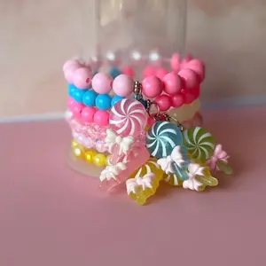 Candy Pop Beaded Charm Bracelet