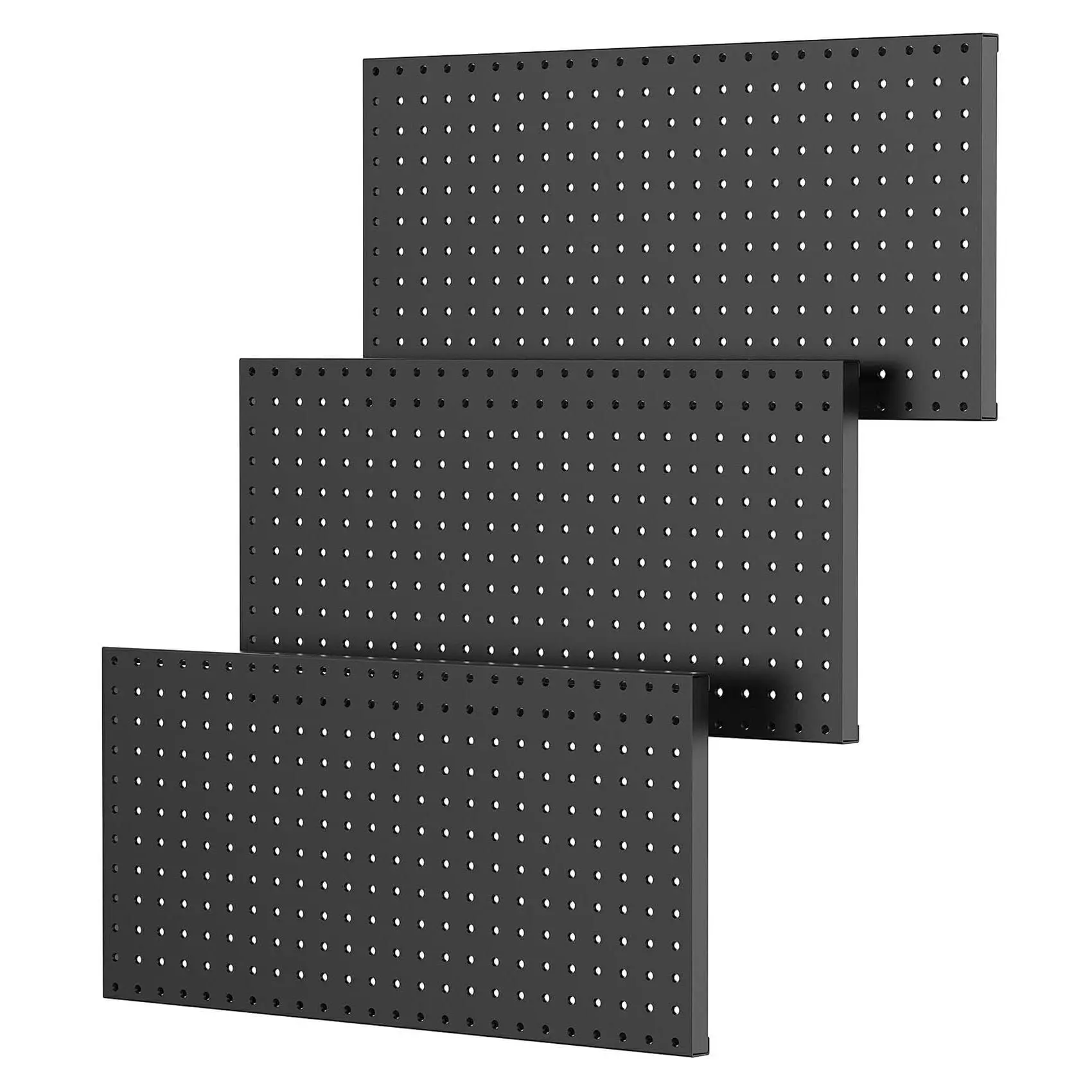 Garvee 3 PCS Peg Board, 12"x24" Metal Pegboard Panels, Wall Mounted Peg Board Panels, Pegboard Panel for Garage, Workbench, Craft Room
