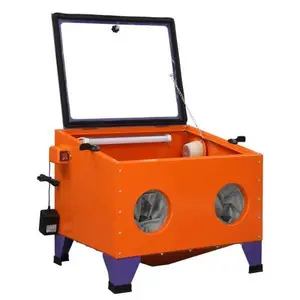 Ubesgoo 25 Gallon Bench Top Air Sandblasting Cabinet Sandblaster Blast Large Cabinet Orange