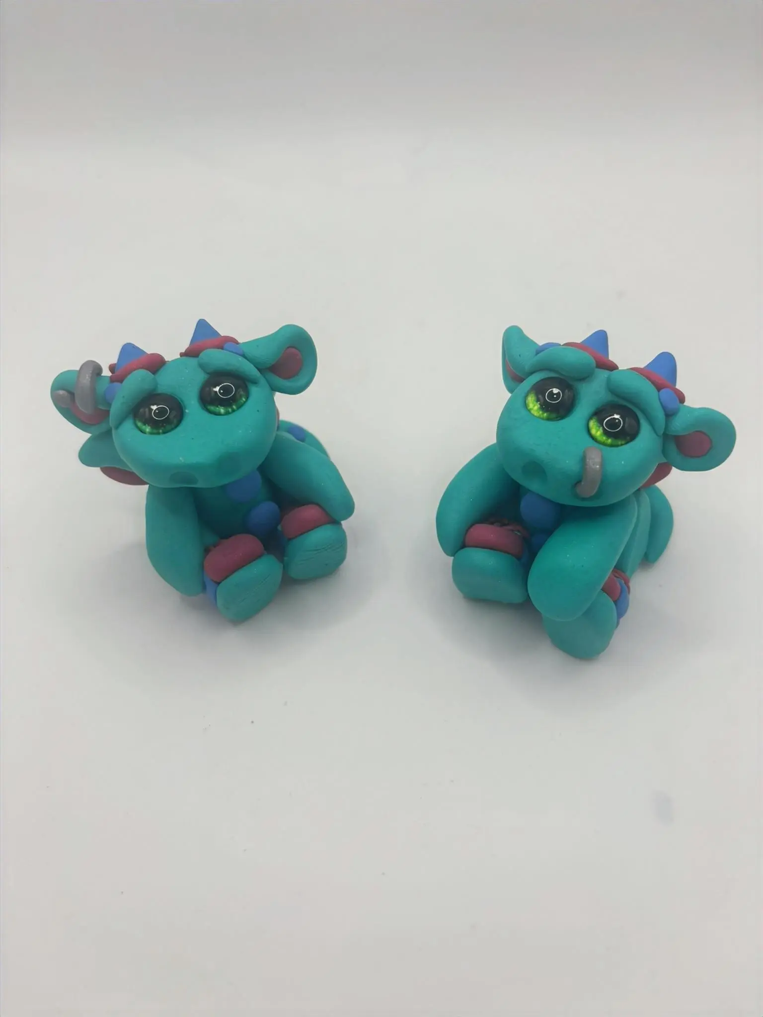 Polysexual Pride Flag Dragon w/ Sneakers Polymer Clay